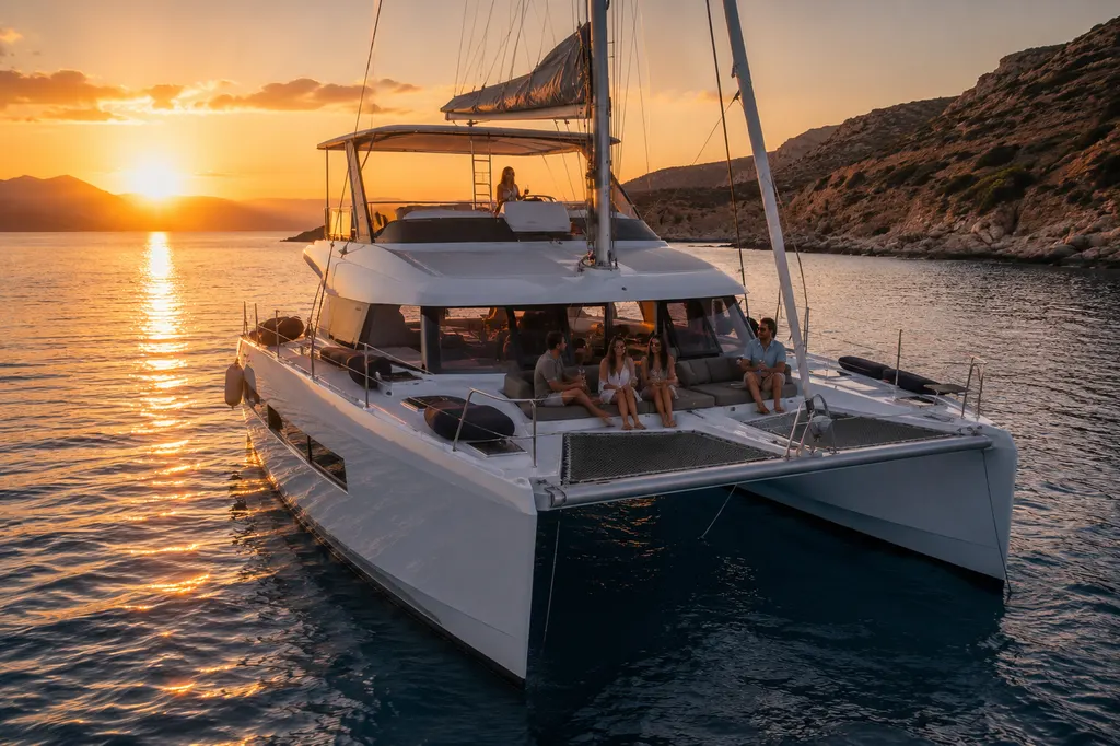 Nautitech 44 sunset view